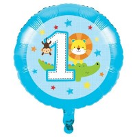 Parti Yıldızı - 1 Olmak Eğlenceli Folyo Balon 