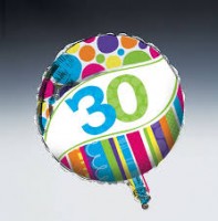 Parti Yıldızı - 30 Yaş Folyo Balon