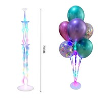 Led Işıklı Balon Standı 7 li - Thumbnail