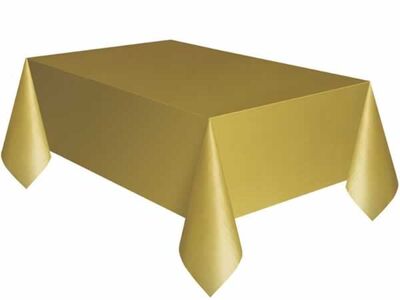 Altın Renk Masa Örtüsü 135x270