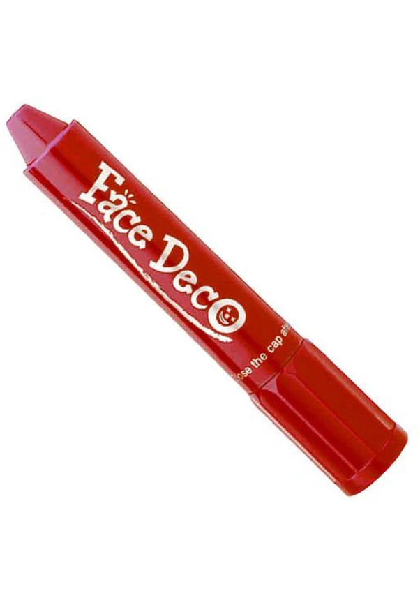 Amos Face Deco Yüz Boyası Ruj Tipi Kırmızı Renk