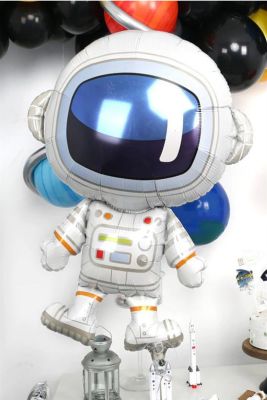 Astronot Temalı Folyo Balon Seti 3lü