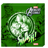 Parti Yıldızı - Avengers Hulk Kağıt Peçete 20 Adet