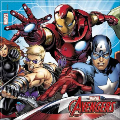 Avengers Mighty 20 li Peçete