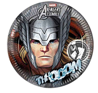 Parti Yıldızı - Avengers Thor Karton Tabak 8 Adet
