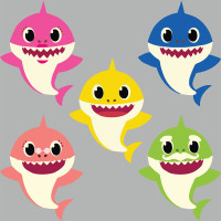 Parti Yıldızı - Baby Shark Figür Dekor Set