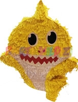 Parti Yıldızı - Baby Shark Şekilli Pinyata Sarı Renk