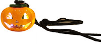 Halloween Aksesuar Işıklı Balkabağı Kolye Küçük Boy - Thumbnail