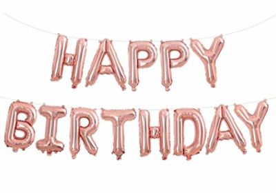 Balon Seti Rose Happy Birthday