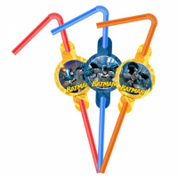 Parti Yıldızı - Batman 6 lı Pipet