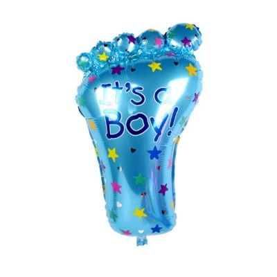 Bebek Ayak İzi Mavi Folyo Balon 31