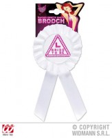 Parti Yıldızı - Bride To Be Yaka Broşu Beyaz