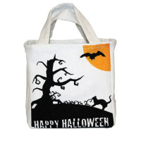 Parti Yıldızı - Halloween Aksesuar Canvas Şeker Çantası