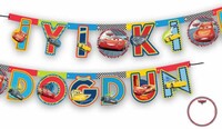Parti Yıldızı - Cars İyiki Doğdun Banner Kişiselleştirilebilir