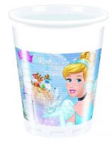Parti Yıldızı - Cinderella Plastik Bardak 8 Adet