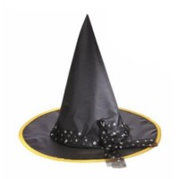 Çocuk Cadı Şapkası Turuncu ve Mor - Thumbnail