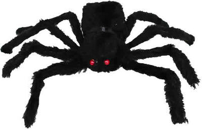 Halloween Dekor Süs Örümcek30cm Siyah Renk