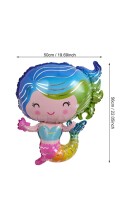 Deniz Kızı Folyo Balon Seti 5li - Thumbnail