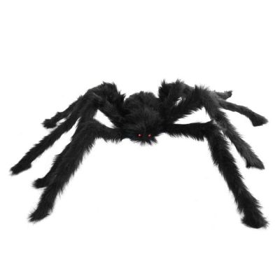 Halloween Dekor Süs Örümcek 60 cm Siyah Renk
