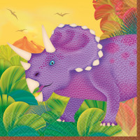 AMSCAN - Dinozor Çağı Partisi Küçük Peçete 16 Adet 25x25cm