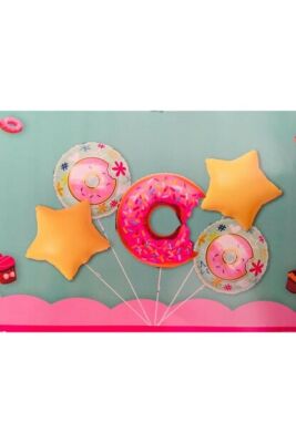 Donut Folyo Balon Seti 5li