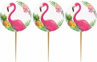 Parti Yıldızı - Flamingo Lisanslı Kürdan 10 Adet