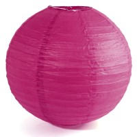 Parti Yıldızı - Fuşya Büyük Boy Fener 30 cm 1 Adet