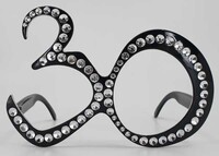 Parti Yıldızı - Gözlük 30 Yaş Siyah Gümüş