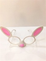 Gözlük - Beyaz Tavşan - Thumbnail