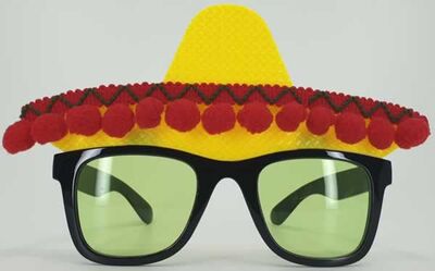 Gözlük - Meksika Şapkası