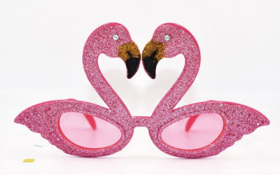 Parti Gözlüğü Pembe Renkli Flamingo