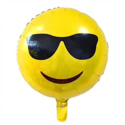 Güneş Gözlüklü Emoji Folyo Balon