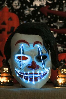 Halloween Aksesuar Maske Işıklı Joker