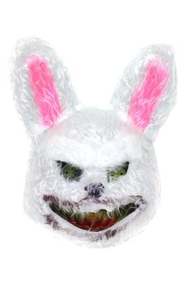 Halloween Aksesuar Tüylü Tavşan Maske