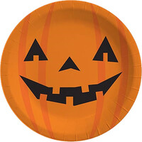 Parti Yıldızı - Halloween Balkabağı Tabak 23 cm 8 Adet