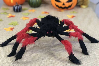 Halloween Dekor Süs Örümcek 50cm Renkli