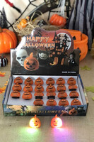Parti Yıldızı - Halloween Dekor Süs Balkabağı Işıklı Yüzük