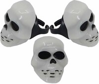 Parti Yıldızı - Halloween Dekor Süs Kurukafa Işıklı Yüzük