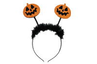 Parti Yıldızı - Halloween Aksesuar Taç Ürkütücü Balkabağı