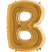 GRABO - Harf Balon B Harfi Gold - 100 CM