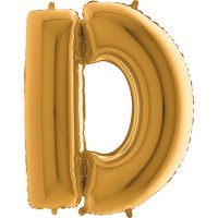 GRABO - Harf Balon D Harfi Gold - 100 CM