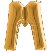 GRABO - Harf Balon M Harfi Gold - 100 CM