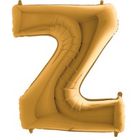 Parti Yıldızı - Harf Balon Z Harfi Gold - 100 CM