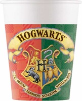 Parti Yıldızı - Harry Potter Hogwarts Bardak 8 Adet