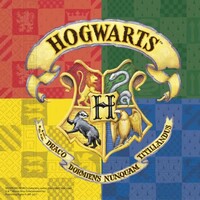 Parti Yıldızı - Harry Potter Hogwarts Peçete 33x33 20 Adet