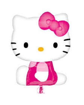 Hello Kitty Kurdeleli Jumbo 34 Folyo Balon 