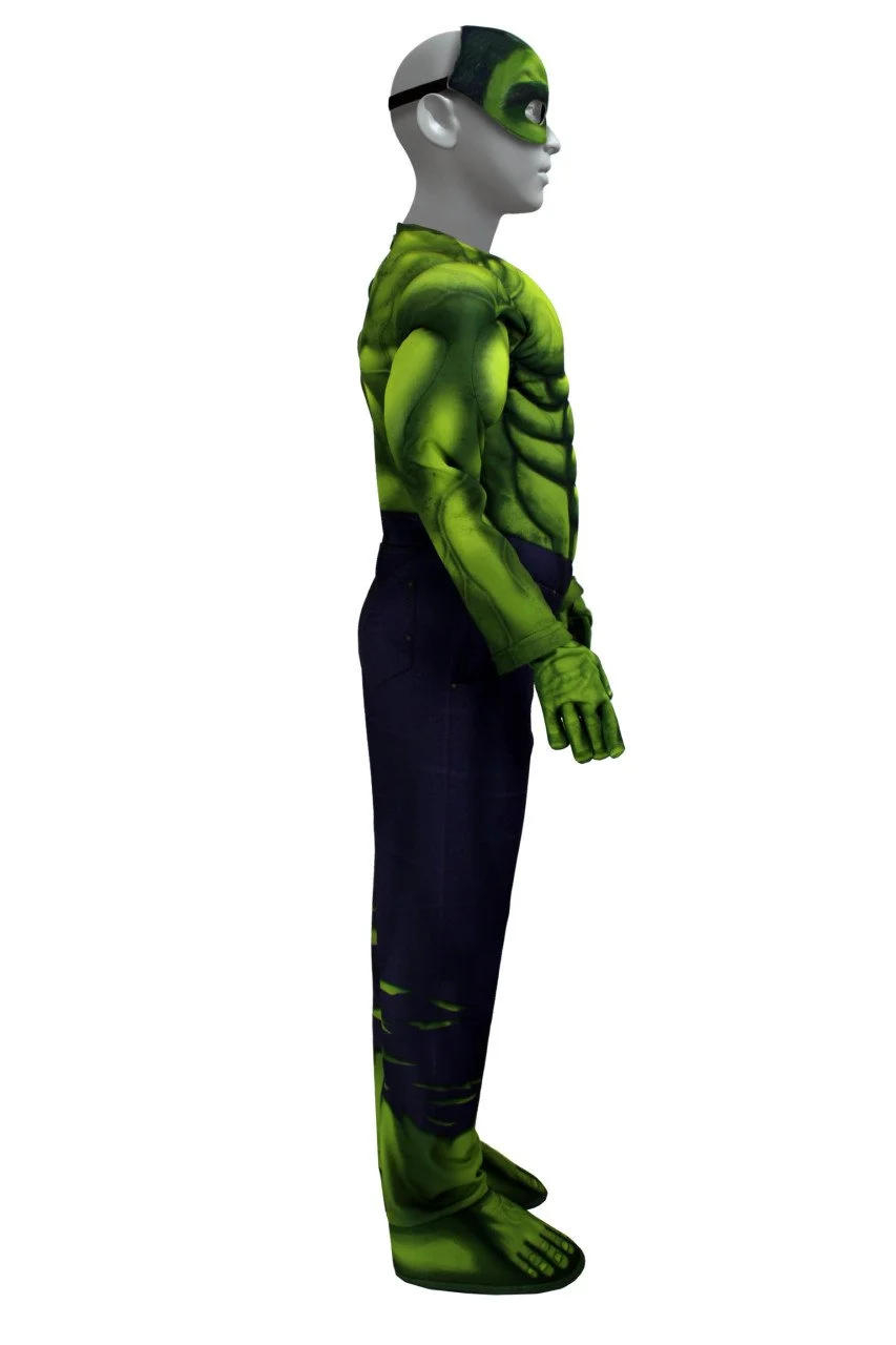 Hulk Ultra Lüx Kostüm 3-4 Yaş - Thumbnail