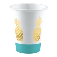AMSCAN - Işıltılı Ananas Partisi Bardak 8 Adet
