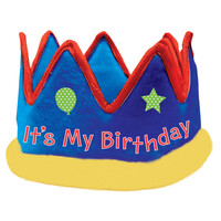 Parti Yıldızı - It s My Birthday Kumaş Taç
