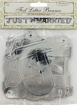Just Married Harf Afiş 129x10,7cm